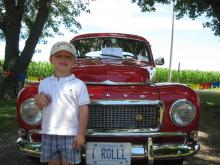 Grant and a 544 at the 32nd Canadion Volvo Club Meet