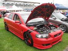 Volvo S60 R, A lot of costom painting on this sweet ride!