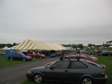 Once again, Saab ruled at the Carlisle show, they had a great tent!